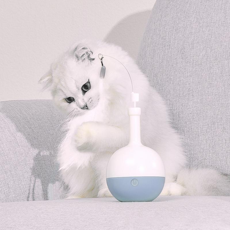 Cat Toys Treat Dispensing Funny Interactive Indoor Cat Toys For Cats Pets Kitten Training Energy Consuming Playtime Relaxation