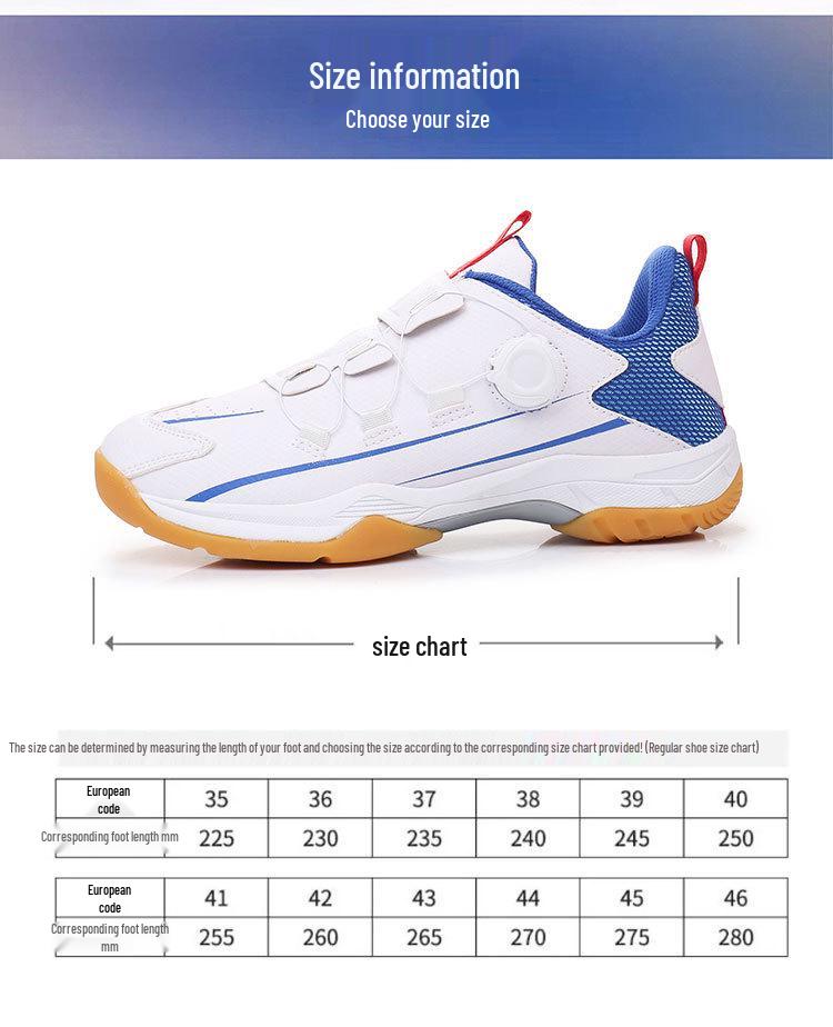 2025 Breathable Badminton Shoes: Men's & Women's Sports and Training Footwear