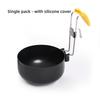 Foldable Ear-hanging Non-stick Anti-scalding Round Household Poached Egg Mold Egg Steamer Egg Spoon