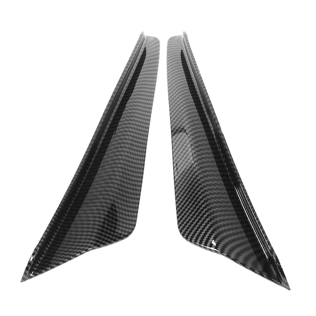 2PCS Front Bumper Aero Kits Canards Wing for Maxton Style Replacement for MK8 2021+(Carbon Fiber Style )