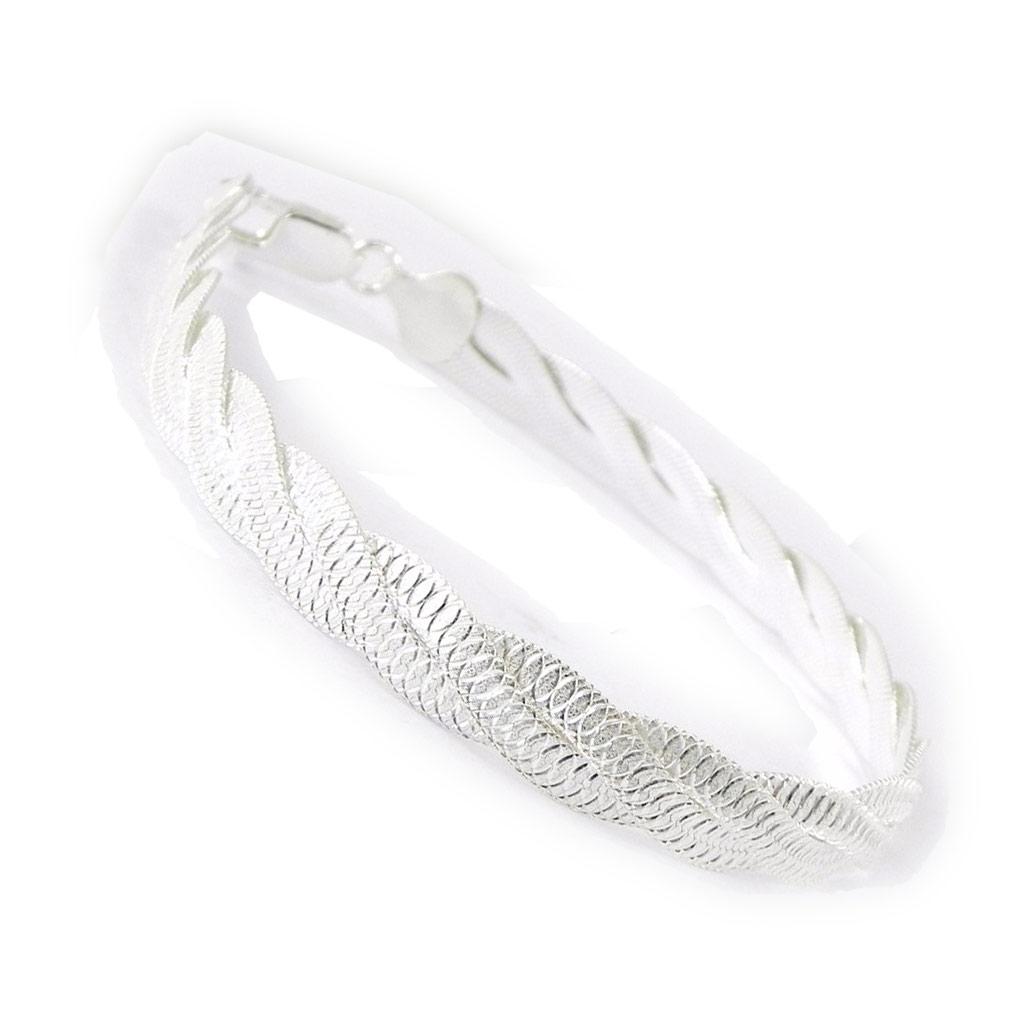 Les Trésors De Lily [G1752] - Silver Bracelet 'Magic Lianas'
