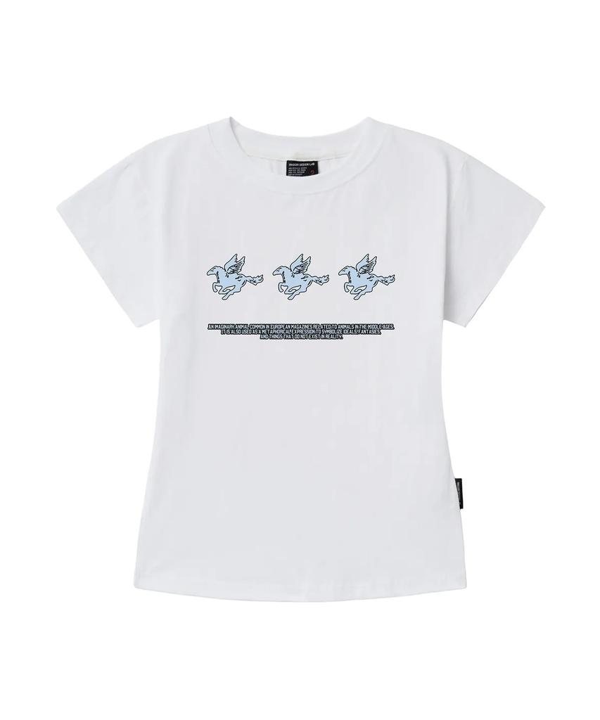Deulousi Dw Pegasus Slim Fit Short Sleeve T-Shirt 2 Colors