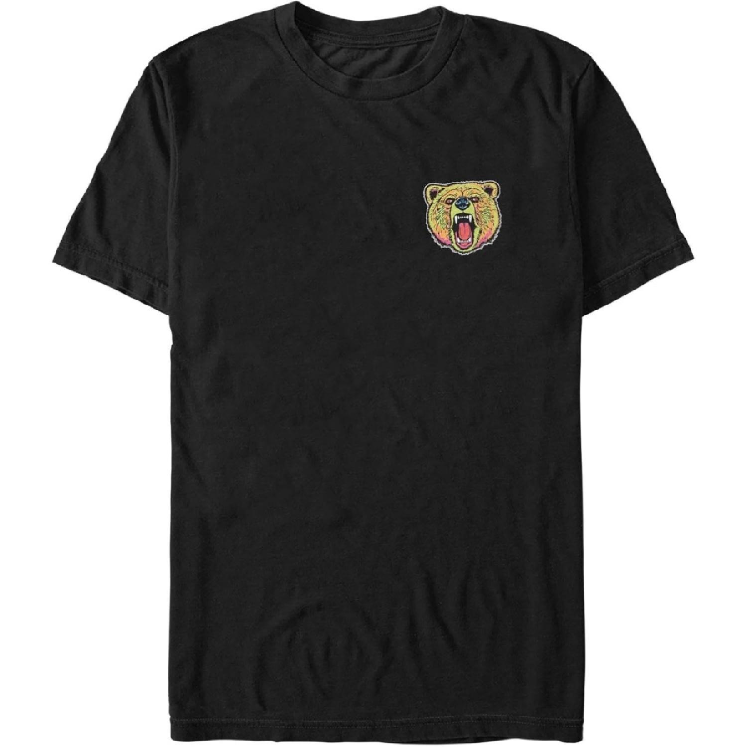 

NEFF Psychedlic Bear Young Men s Short Sleeve Tee Shirt, Black, Large XXXXXL різнокольоровий