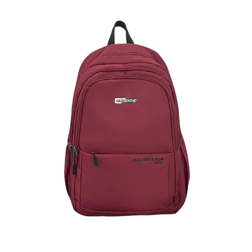 Schoolbag1011 New Simple Versatile Nylon Backpack Women's Large Capacity Lightweight Leisure Travel Backpack Student School Bag