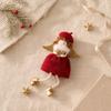 Handmade Christmas Tree Pendant Plush Angel Xmas Plush Decor Christmas Hanging Charm  Home Festive