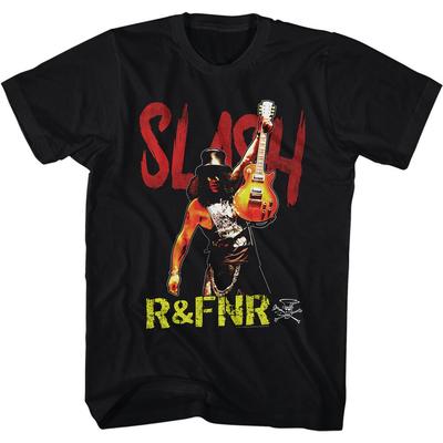 Slash R & FNR Herren T-Shirt Gitarrist Konzert Merch Guns n Roses Musik T-Shirt