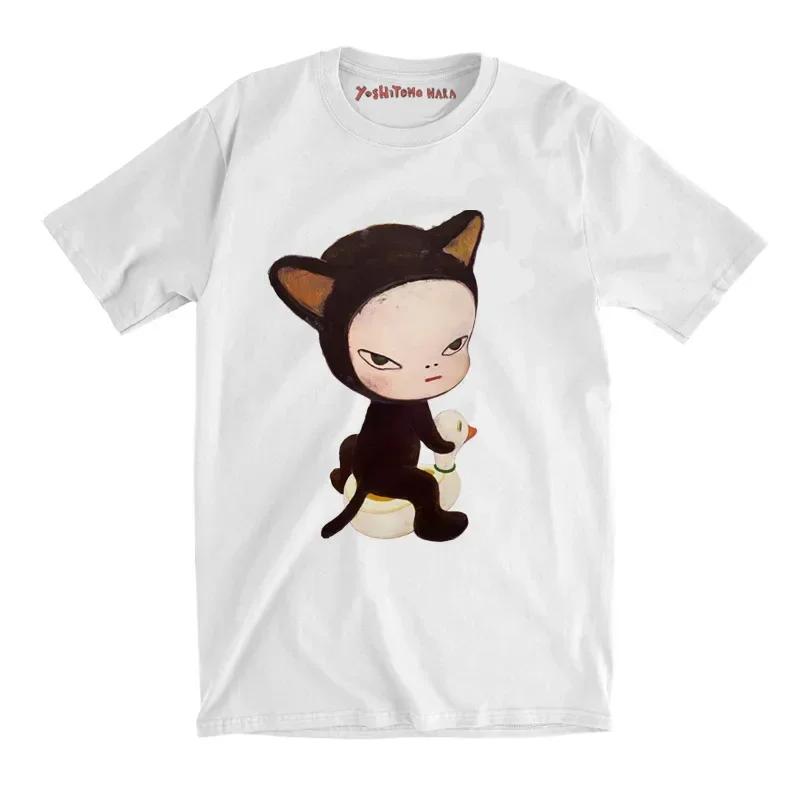 Yoshitomo Nara Guitar Summer Unisexs Tshirt Unisex T Shirt New Tees Tshirt Unisexs Hort Sleeves Free Shipping