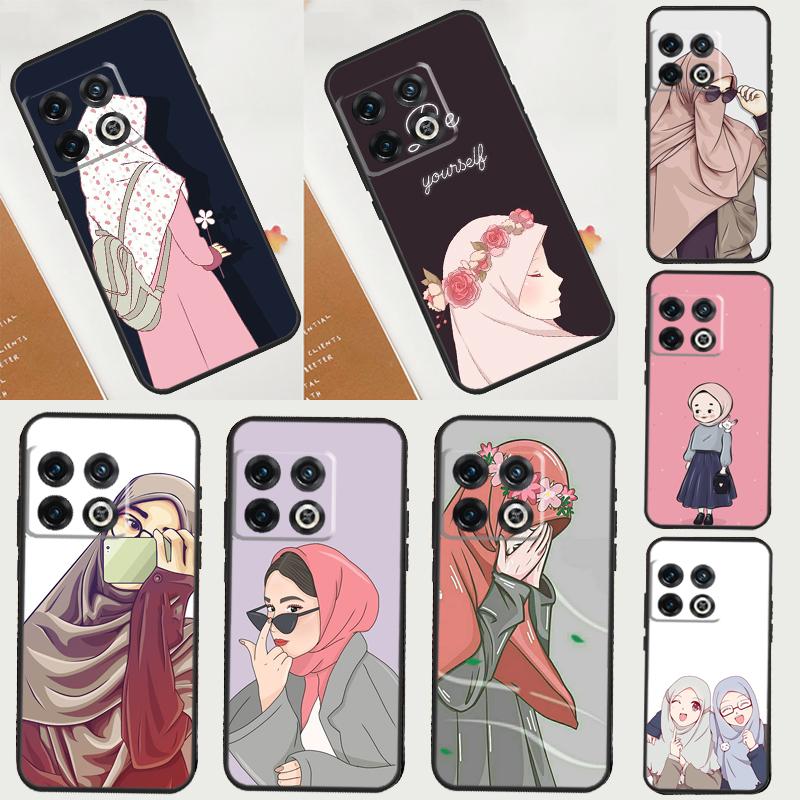 Muslim Women Islamic Girl Cover For OnePlus 13 12 11 13R 12R 10 Pro 8T 10T OnePlus Nord CE 4 3 2 Lite N30 N20 N10 Case
