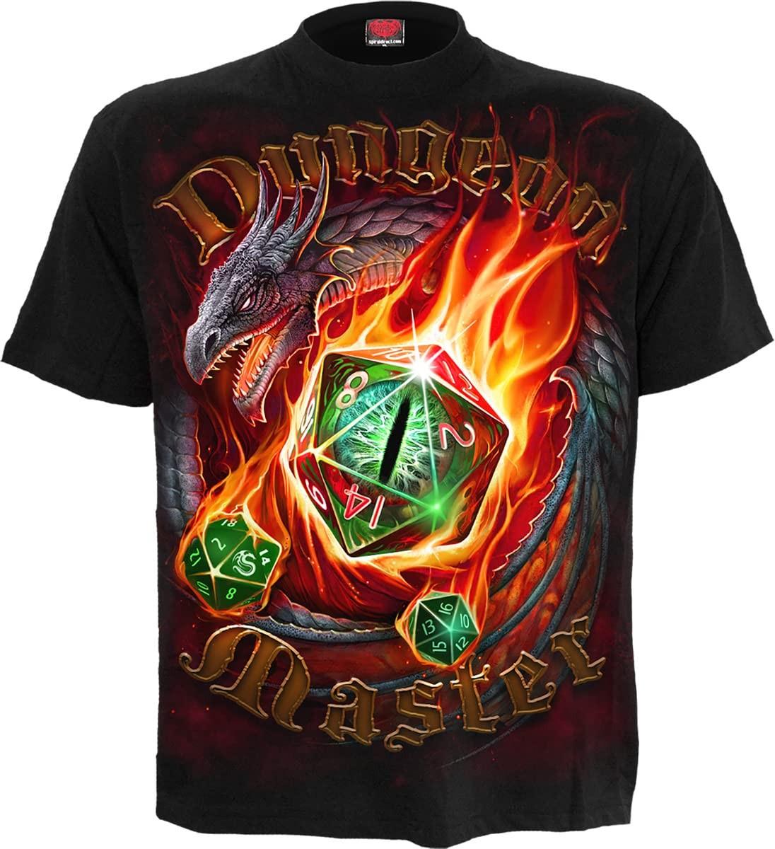 Spiral Dungeon Master T-Shirt Black 3XL Black L