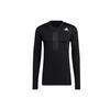 T Shirts Men's Black Crew Neck Moderate GT9516