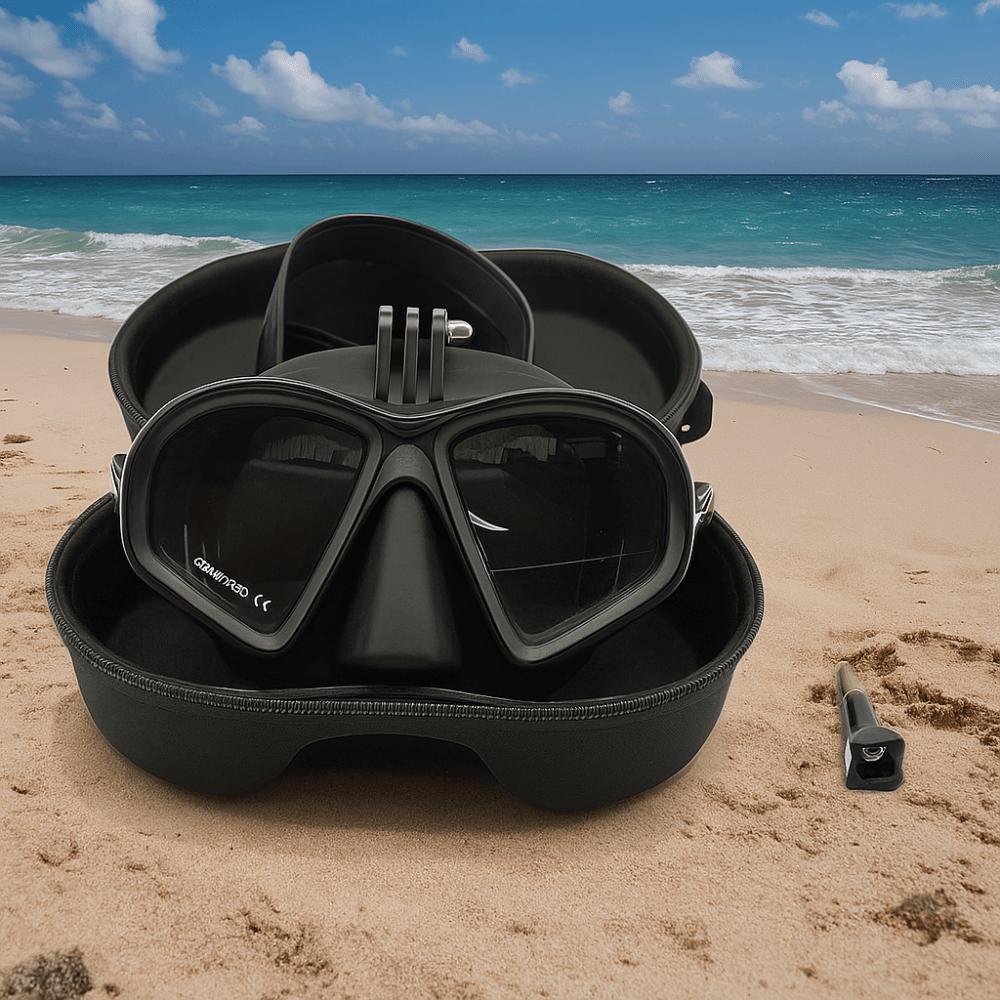 Foldable Snorkel Snorkeling Set J-Type Diving Mask Diving Mask  Snorkeling