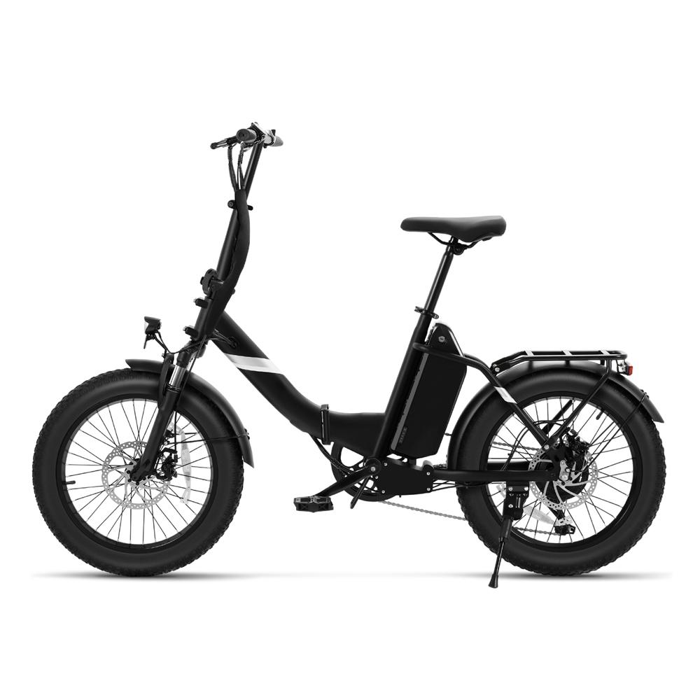 Touroll S3 Schwarz EU-Stecker Step-Through 20 Zoll 36V13Ah 250W E-Bike