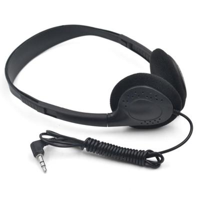 3.5mm Wired Computer Headphone No Microphone Gaming Headset Noise Canceling Sports Mp3 Earphone Wired Stereo Headset Universal
