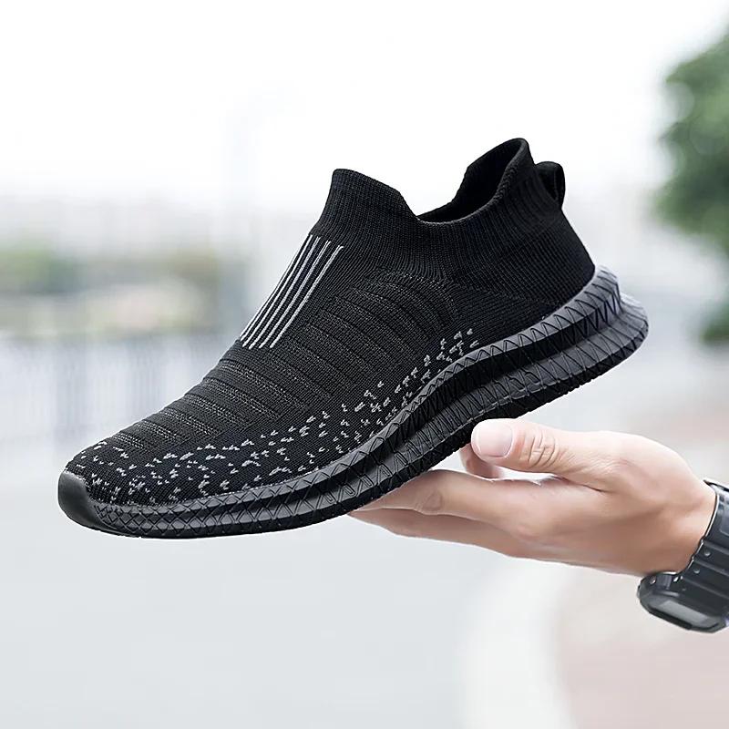 

Breathable Men Casual Shoes Lightweight Outdoor Male Walking Shoes Anti-slip Men s Sneakers Slip on Flats Vulcanized Shoes 2025 38