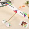 Rubber Band Powered Aircraft Model Kids Educational Throwing Glider Airplane Toddlers Boys Girls Outdoor Flying Plane Toy