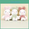 Adorable Plush Rabbit Keychain Stuffed Animal Cute Green Bunny Toy 14cm Soft