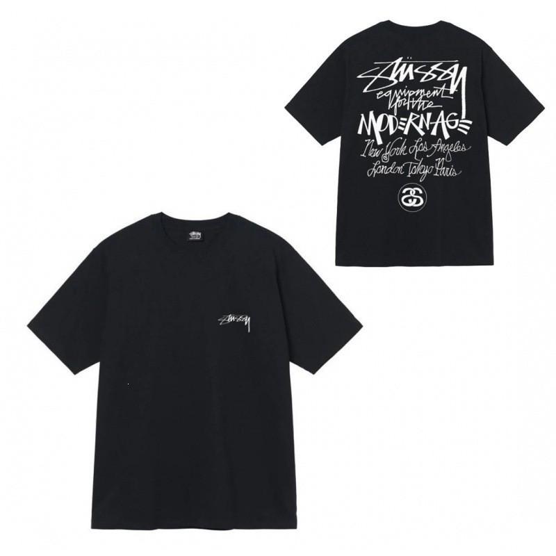 2026SS Letter Print T-Shirt Streetwear Loose Fit Couple Tee Short Sleeve