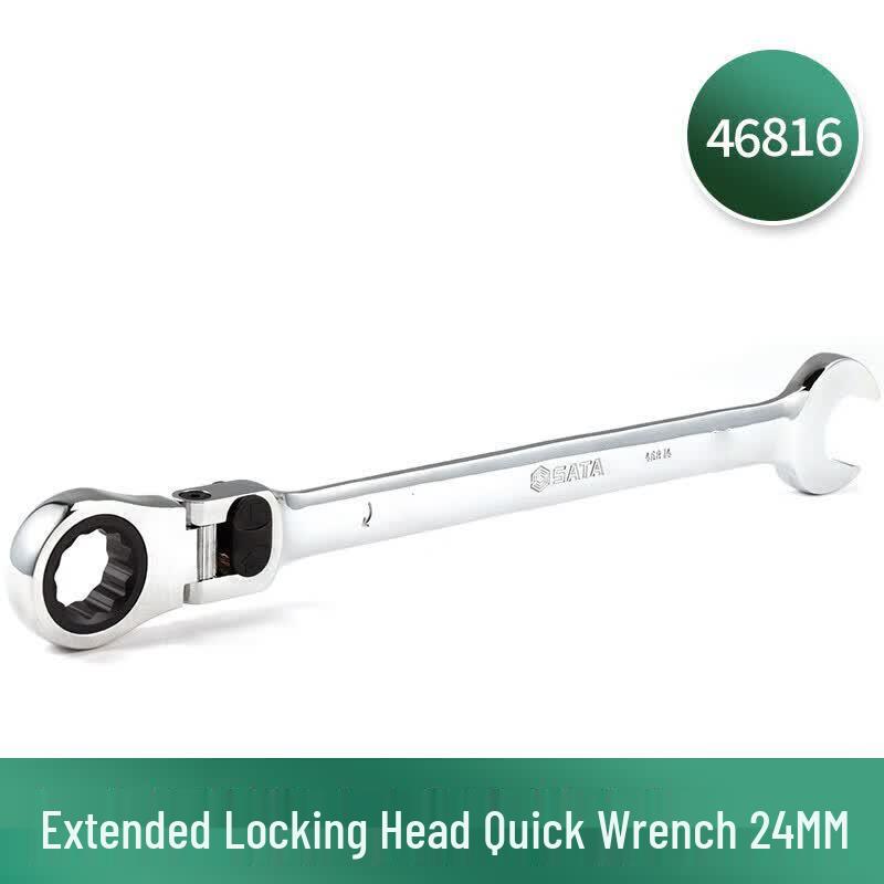 SATA 46816 Extended Locking Flexible Head Combination Wrench