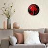 Vintage Japanese Geisha Metal Wall Art with Cherry Blossom Moon Pre Drilled for Home Office Decor Unique Gift
