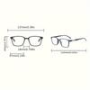 3PCS Fashion Anti-Blue Light Reading Glasses Ultra-Light Eye Protection Readers Eyewear Unisex Elegant Presbyopia Glasses
