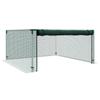 Plant Protection Net, Vegetable Protection, Zipper Door, Steel Frame, 125x125x62.5 cm, Green/Silver