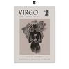 Severské znamení zvěrokruhu Astrologie Štír Lev Býk Nástěnné umění Plátno Malba Plakáty a tisky Nástěnné obrázky pro výzdobu obývacího pokoje