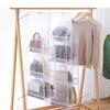 Eco-Friendly Hanging Tote Bag Organizer with Transparent Storage and Multiple Compartments