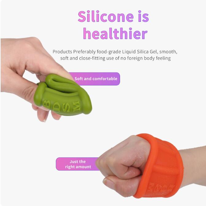 Liquid Silicone Sex Toys For Men Testicles BDSM Scrotum Penis Belt Sex Chastity Cage Cock Ring For Time Delay Dick Sleeve