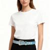 Women's Rhinestone Crystal Belt: Sparkling Diamond Leather Accessory