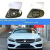 Voor Mercedes-Benz Mercedes C-Klasse W205 2014-2024 Auto-onderdelen Dodehoek Verwarmd Helder Achteruitkijkspiegel Glas Lens