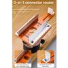 2 In 1 Wood Router Table Insert Plate Flip Board Trimming Machine  for Wardrobe Furniture Splicing