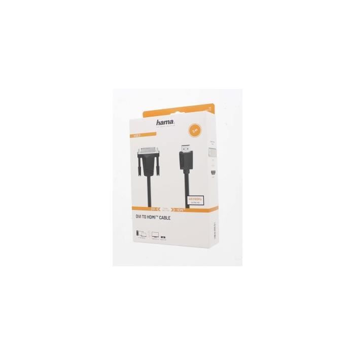 Câble Vidéo, Fiche DVI Sur Fiche HDMI™, Ultra-HD 4K, 3,00 M