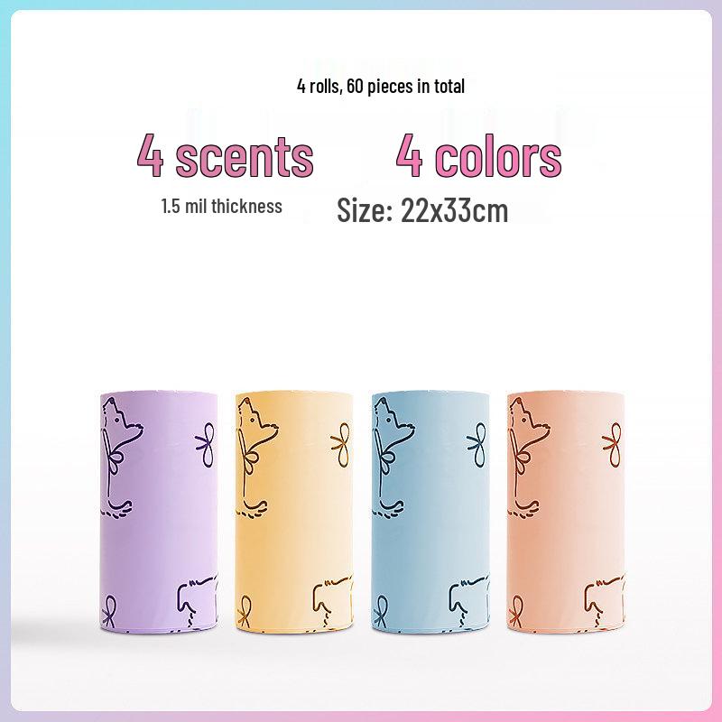 Scented Leak-Proof Pet Waste Bags
