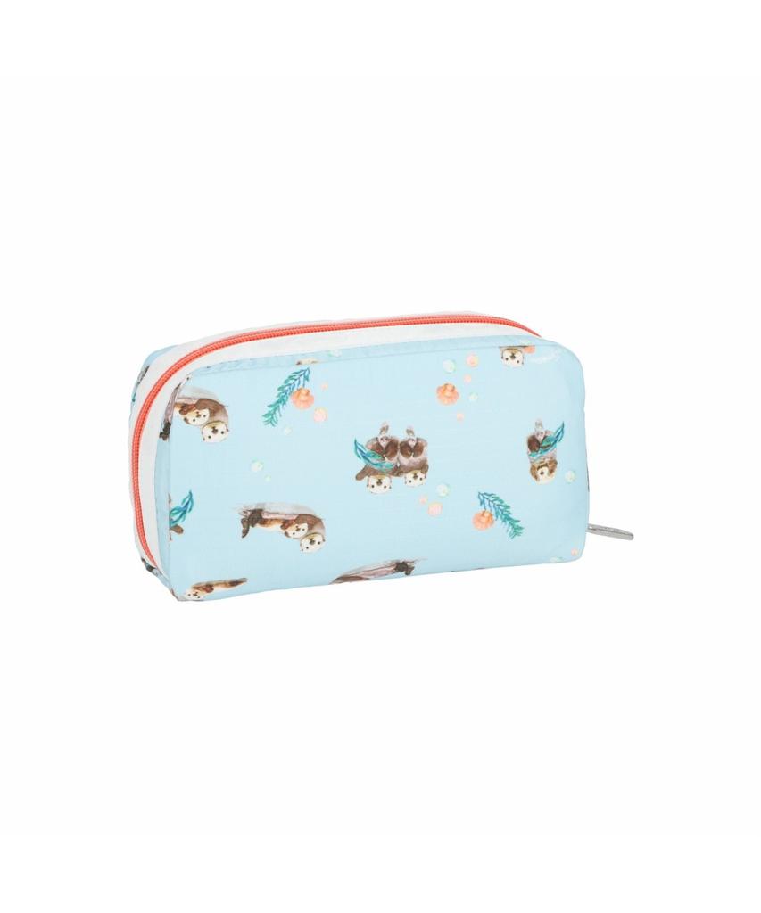 Lesportsac Floating Sea Otter Rectangular Cosmetic Pouch [6511.Hg31]