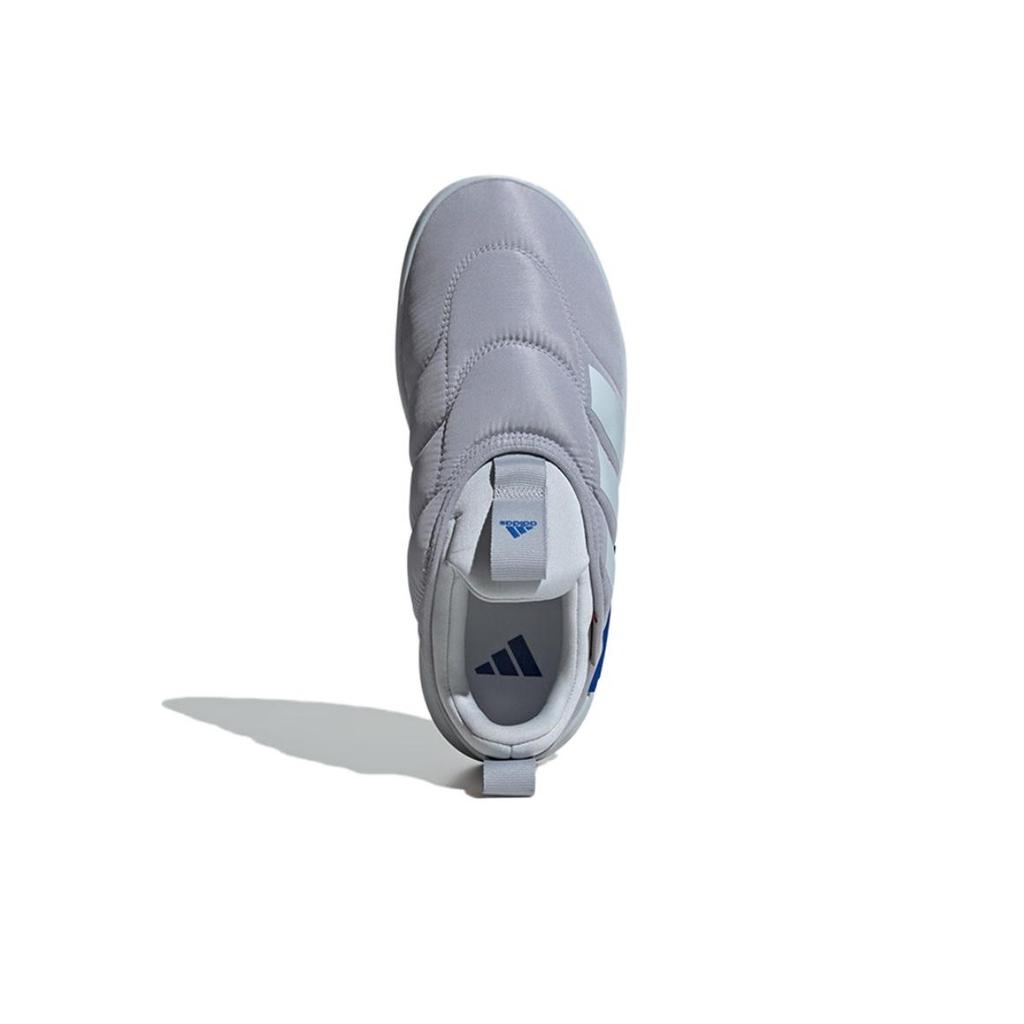 Adidas Adipuff Trendy Mote Sklisikre Slitesterke Lavsko Fritidssko Unisex Fritidssko Grå Blå JP7707