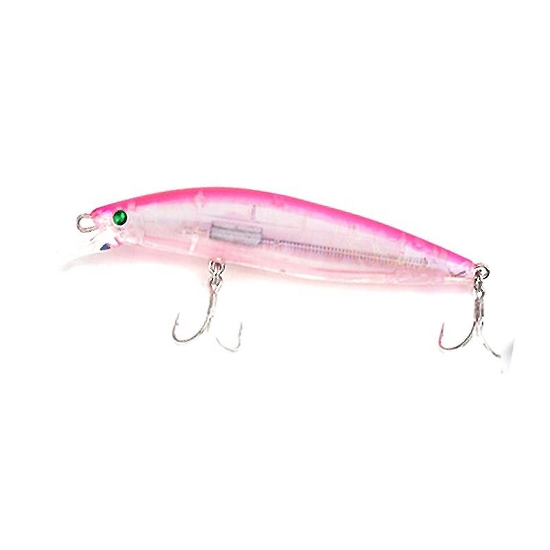 10cm 17g Hard ABS Floating Minnow Lure Freshwater Saltwater Bait for Carp Trout Bass Ocean River Lake Stream Tackle