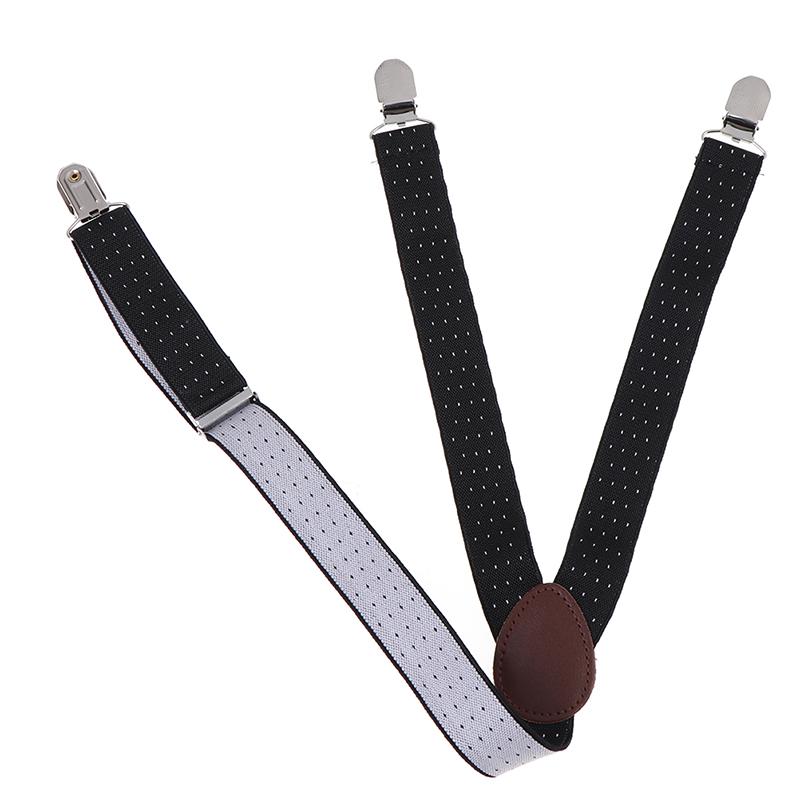 1Pair Mens Shirt Stays Garters Military Holder Non-Slip Clamps Leg Suspenders