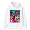 Kids Boys Girls Casual Long Sleeve Crewneck Hoodie, Cool Colorful Superhero Team Printed Soft Pullover Sweatshirt for Daily Wear and Themed Party Acti