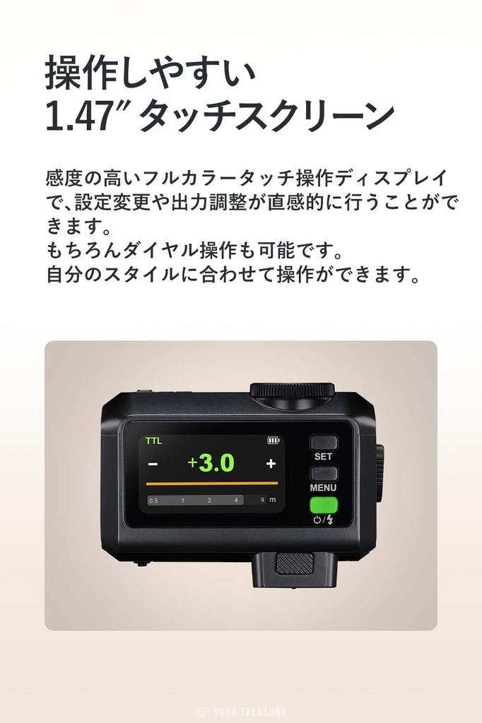 Godox iT30Pro Nikon Compatible Camera TTL HSS Japanese Instruction Manual Included iT30Pro-N Flash, GN15, Built-in Full-Color Touchscreen, (Black)