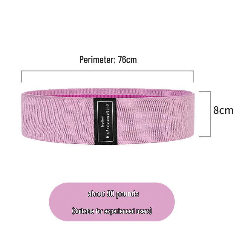 Non-Slip Latex Silk Resistance Band for Yoga, Stretching, and Glute Workouts
