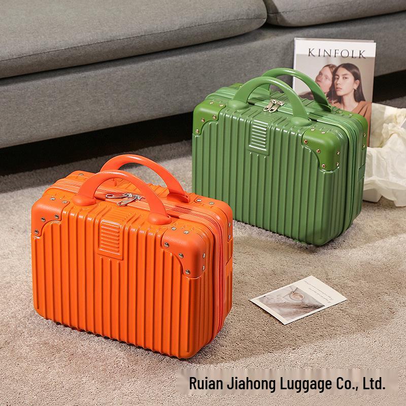 14-Inch Handheld Mini Travel Makeup Case with Password Lock