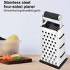 With Handle Vegetable Slicer 4-Sided Blades Kitchen Chopper Manual Cheese Grater Kitchen Use