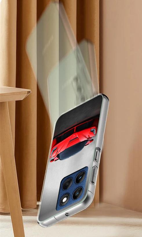 Hülle Für Motorola Edge 60 Fusion / Edge 60 Hülle Case Rückseite Tasche Glas