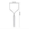 1pcs Durable Wavy Potato Masher with Comfortable Handle