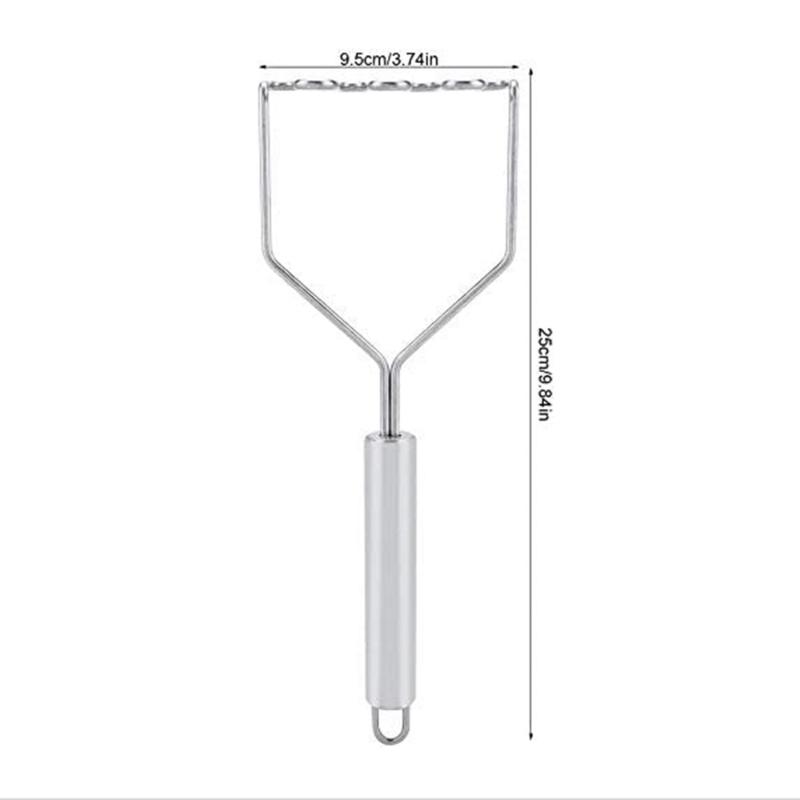 1pcs Durable Wavy Potato Masher with Comfortable Handle
