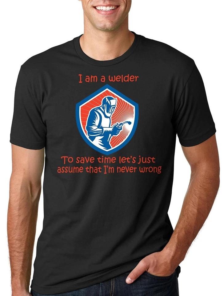Welder T-T-shirt Funny Welder Profession Occupation Tee T-shirt 4XL