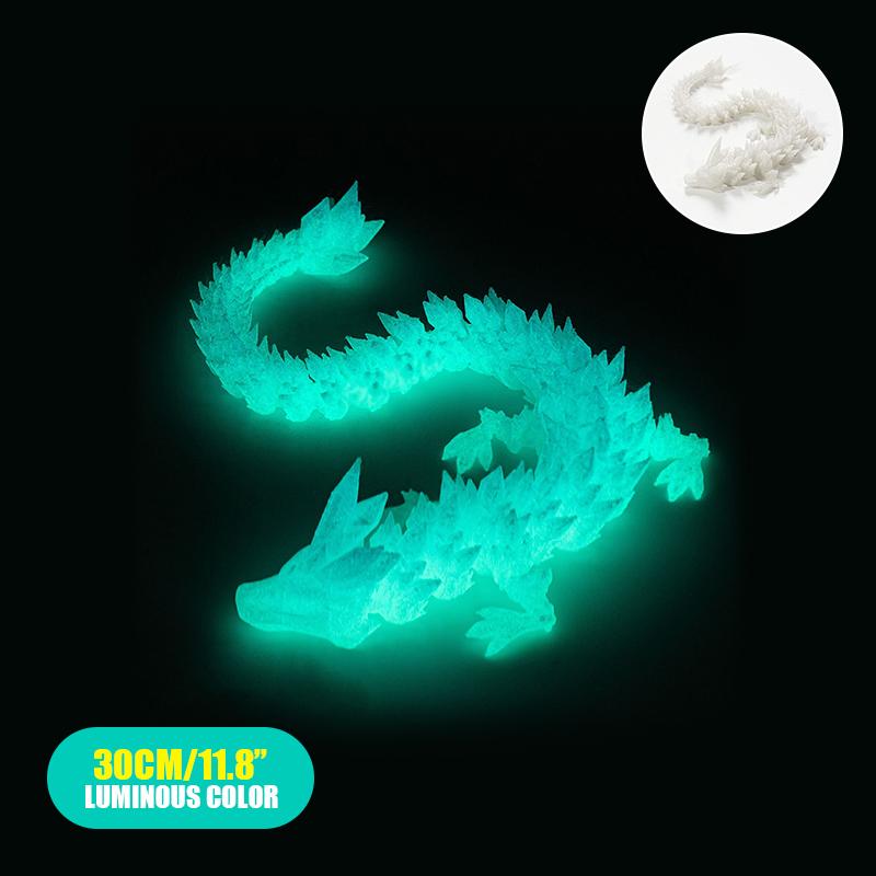 3D Imprimat Gem Dragon Articulat Rotativ 3D Dragon Jucărie Mystery Dragon Ouă Articulații Posibile Fidget Jucărie Surpriză Pentru Autism ADHD