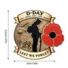 D-Day Ereteken 80e Verjaardag D-DAY Ereteken Jubileum D-Day Emaille Ereteken voor Souvenir Historische Verzamelobjecten Decoratie