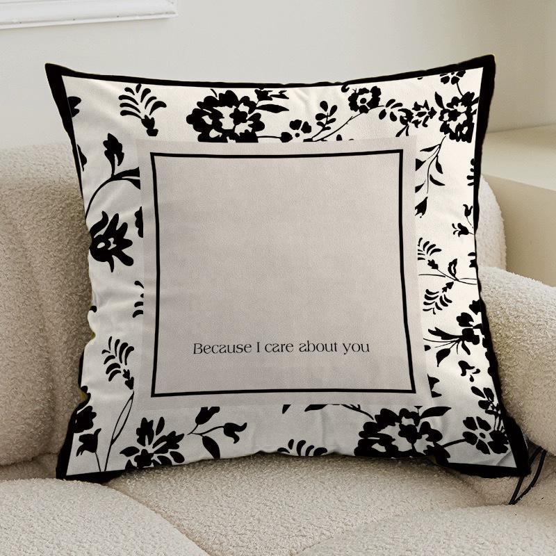 

Французский Легкий Роскошный Крем Стиль Наволочка Гостиная Диванная Подушка Спальня Прикроватная Подушка Домашнее Украшение 45*45cm