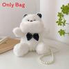 Cute Plush Bunny Mini Bag With Pearl Embellishments For Fashionable Women